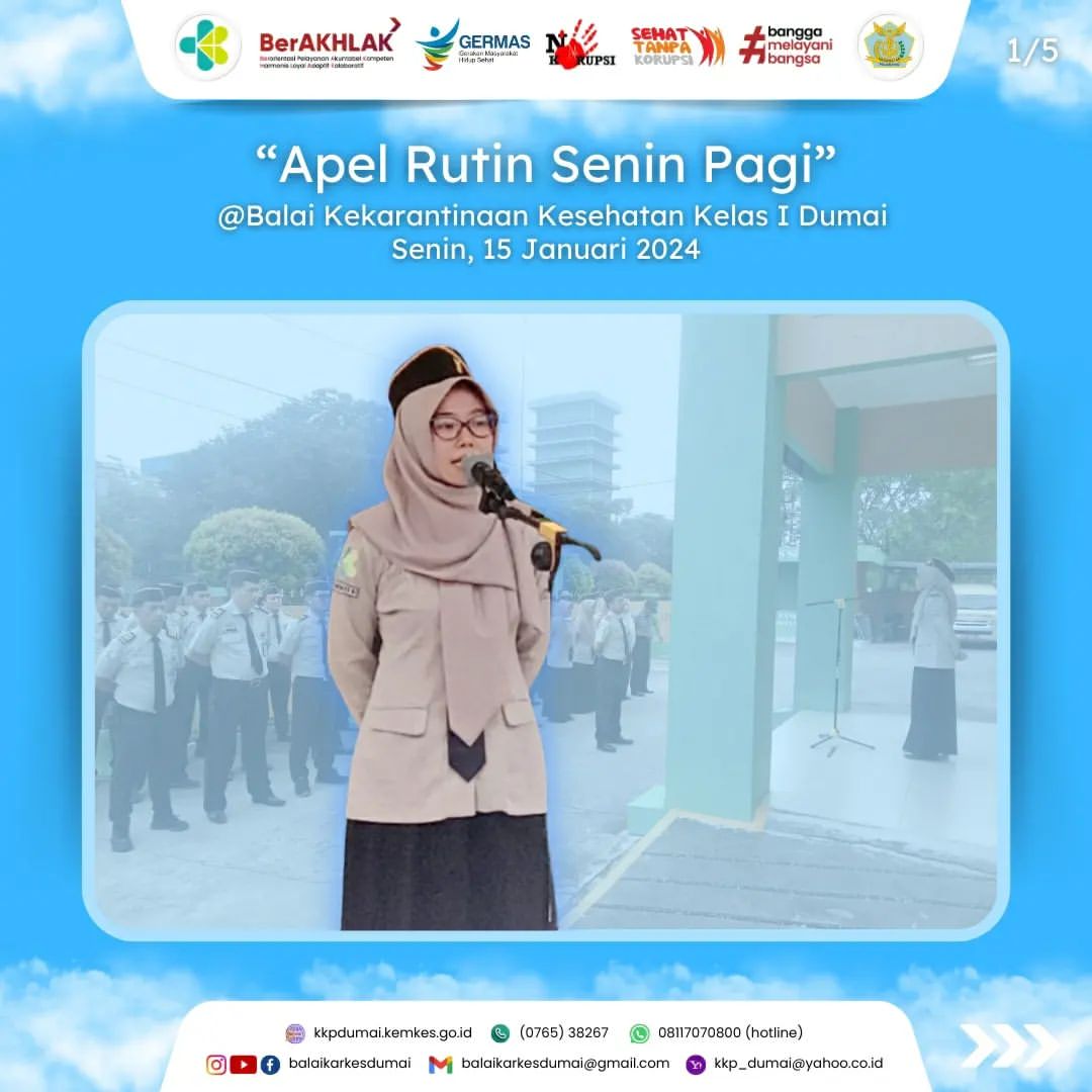 Apel Rutin Senin Pagi