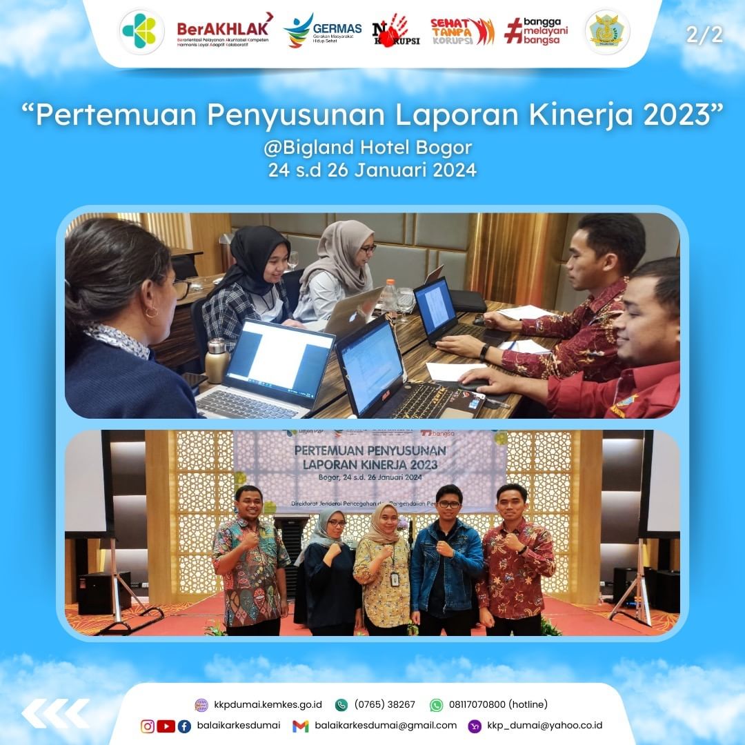 Pertemuan penyusunan Laporan kinerja 2023