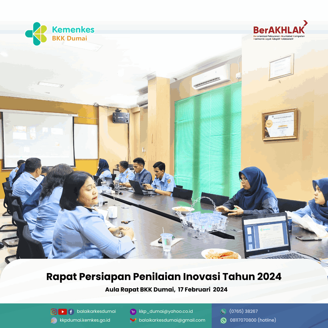 Rapat Persiapan Penilaian Inovasi Tahun 2024