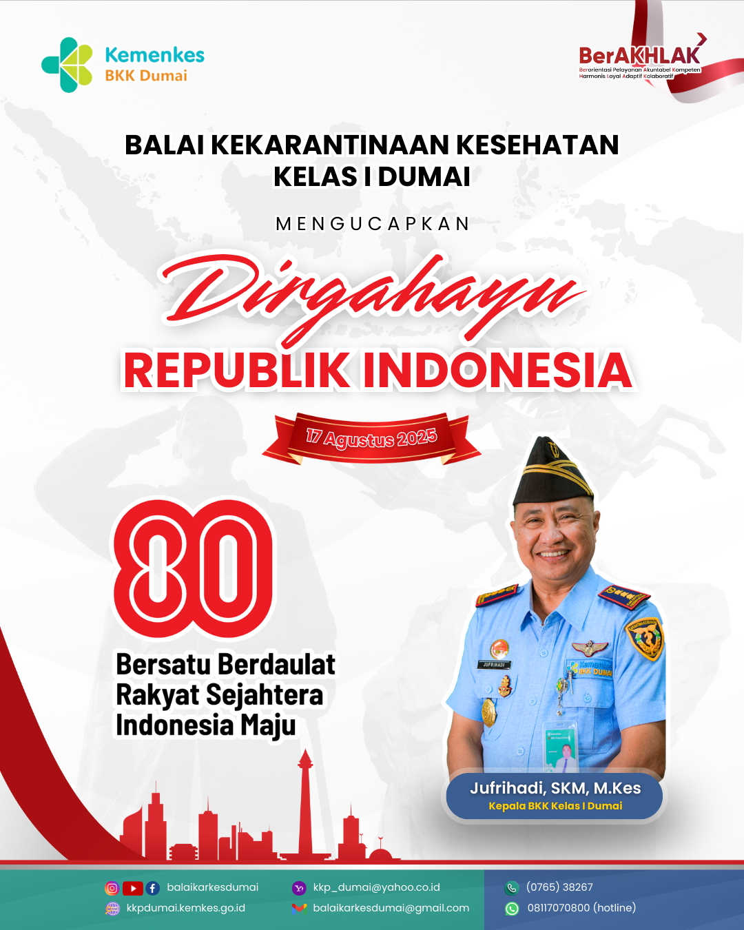 Dirgahayu Republik Indonesia ke-80