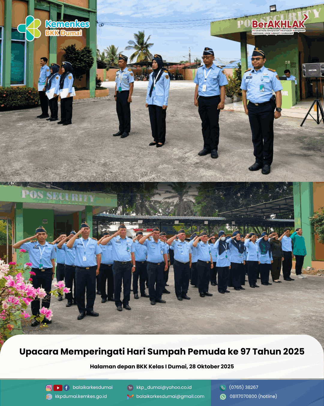 Upacara Memperingati Hari Sumpah Pemuda Ke-97 Tahun 2025