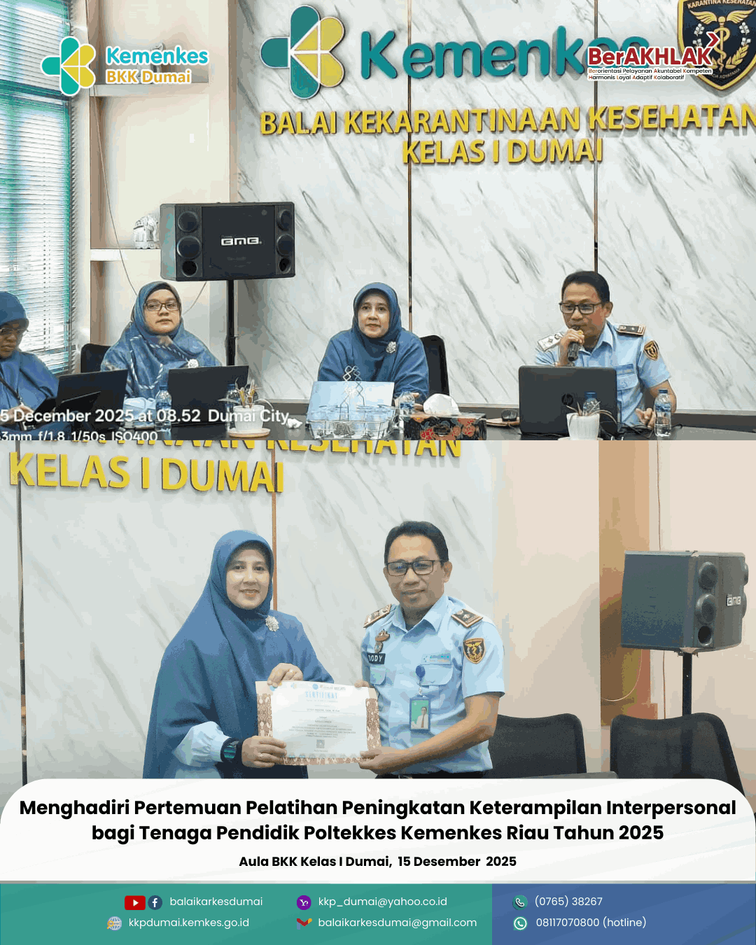Pertemuan Keterampilan Interpersonal Poltekes Riau
