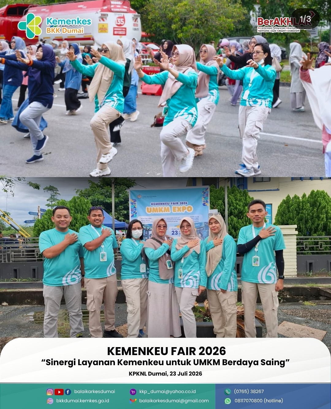Kemenkeu Fair Tahun 2026,  “Sinergi Layanan Kemenkeu untuk UMKM Berdaya Saing”