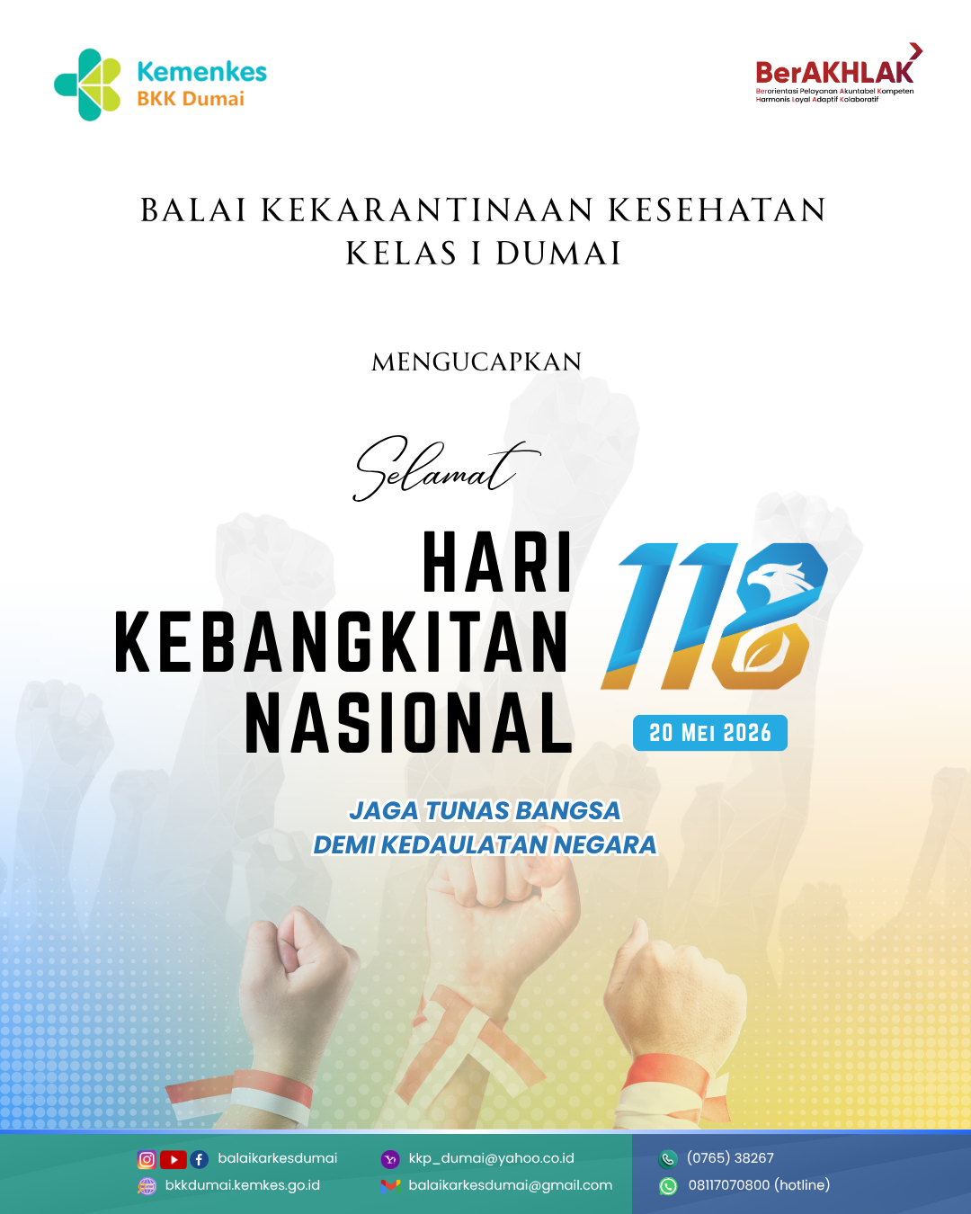 Selamat hari Kebangkitan Nasional yang ke-118.