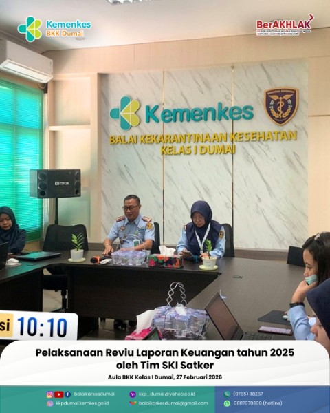 Pelaksanaan Reviu Laporan Keuangan tahun 2025 oleh Tim SKI Satker