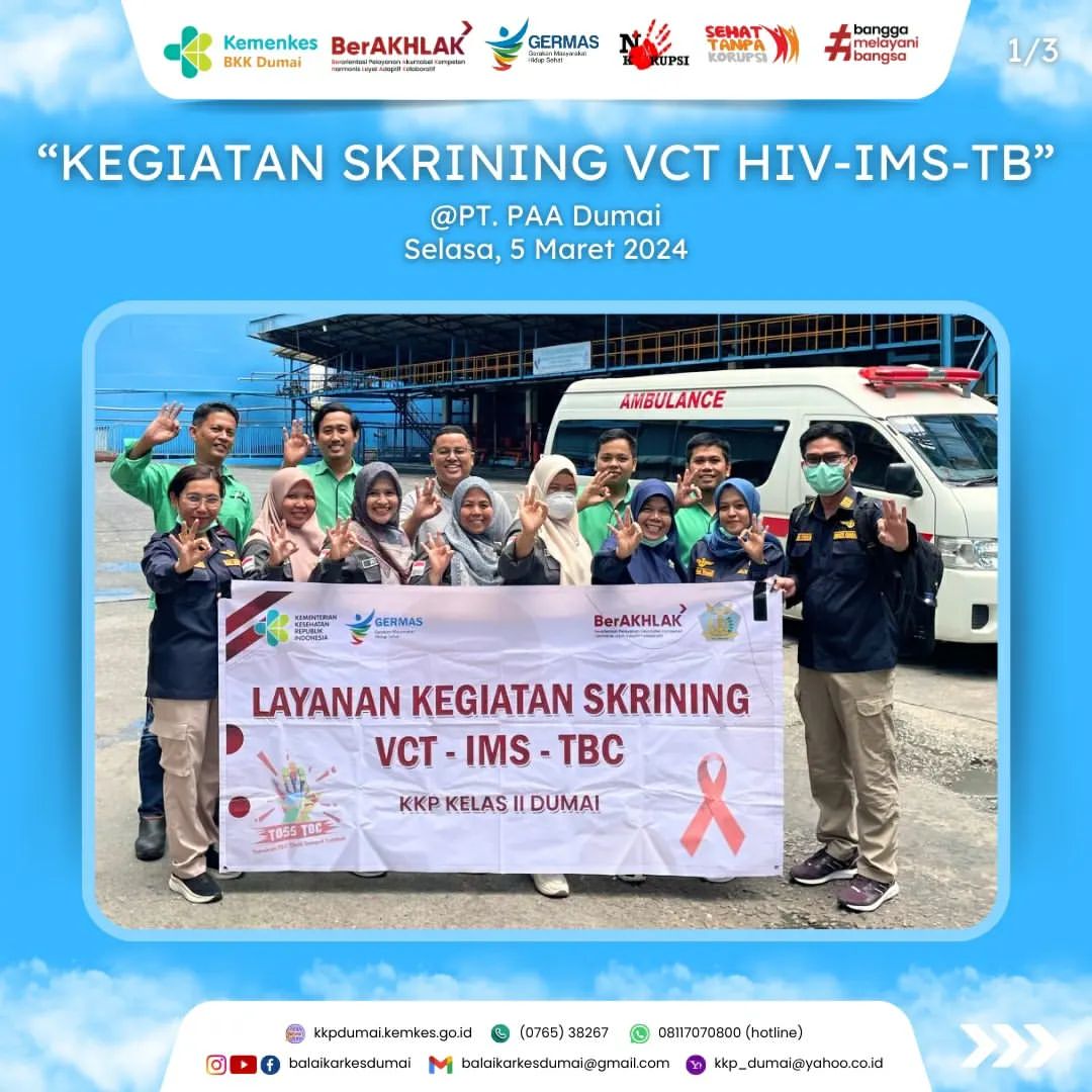 Kegiatan Skrining VCT HIV-IMS-TB