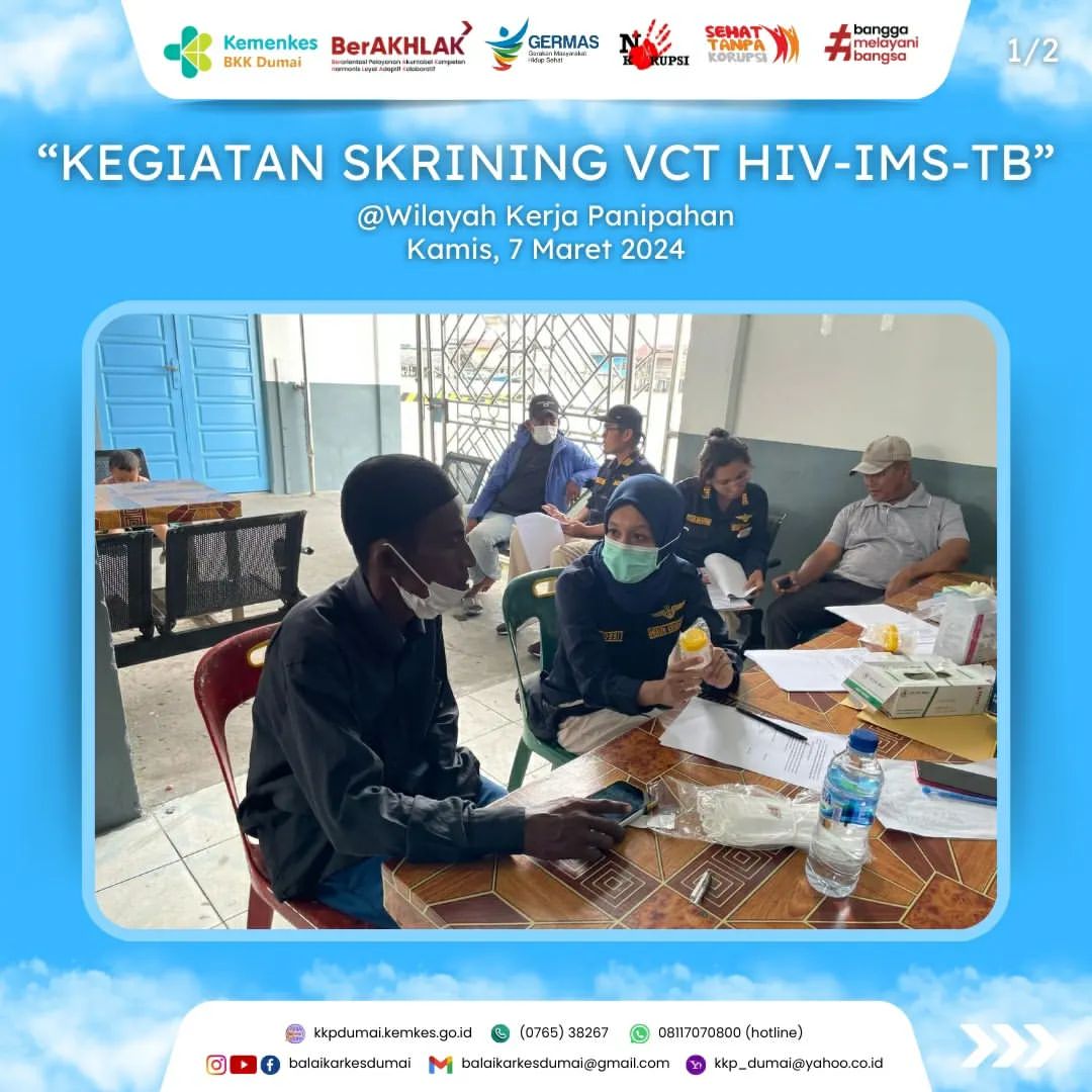 Kegiatan Skrining VCT HIV-IMS-TB