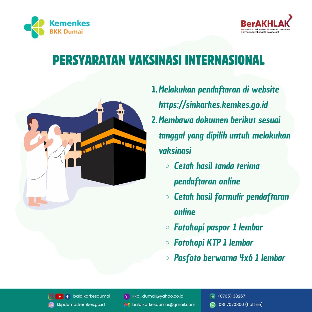 Persyaratan Vaksinasi Internasional